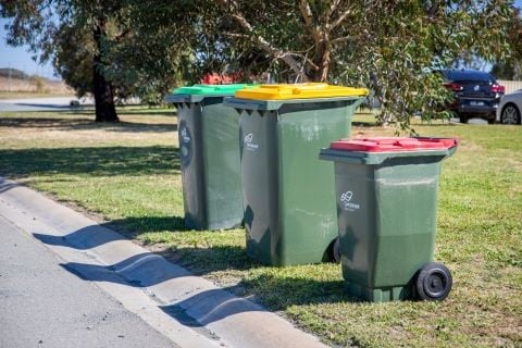 Bins kerbside