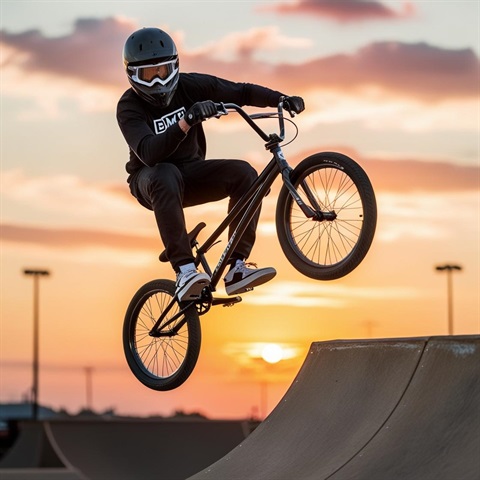 BMX-riding